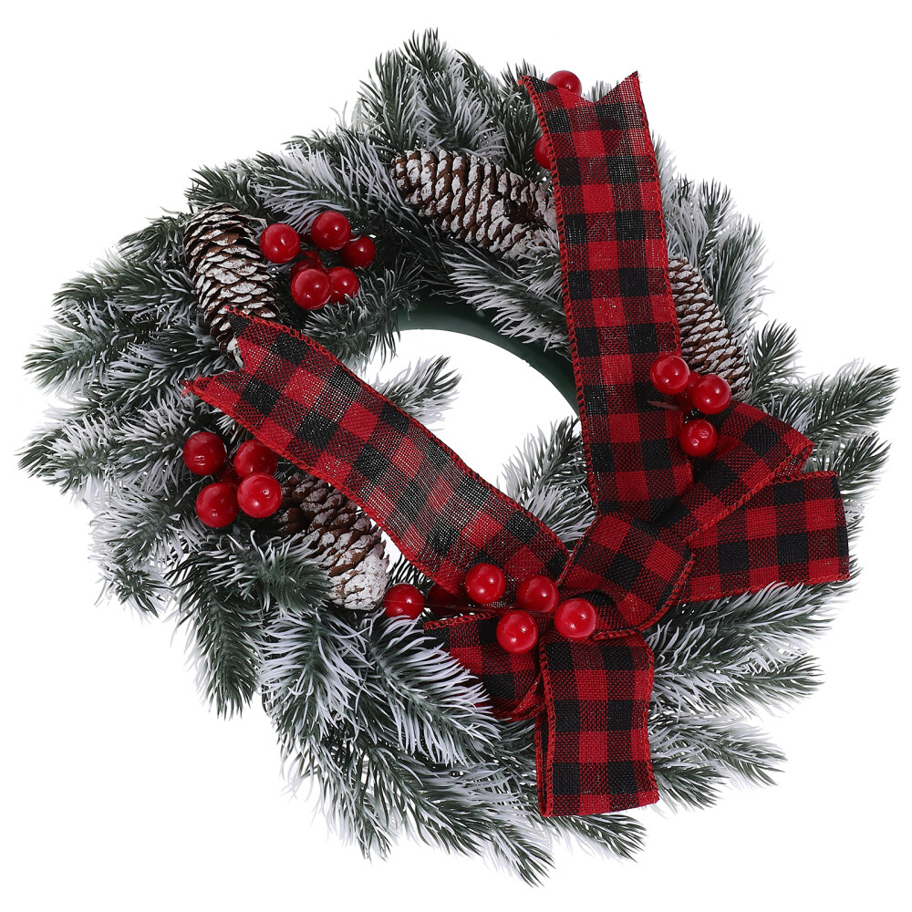 Christmas Ball Garland Window Home Door Hanging Decorations (style 1) Bow