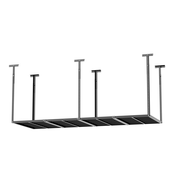 3x8*Garage*Rack,Heavy*Adjustable*Mounted*Racks,750LBS*Capacity,Black
