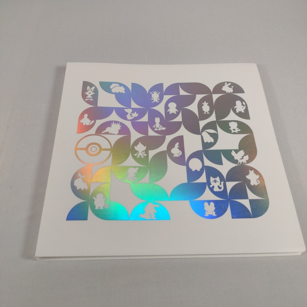 Pokemon Card Game Collection Starter Binder 12 Pocket Collection File White 2022