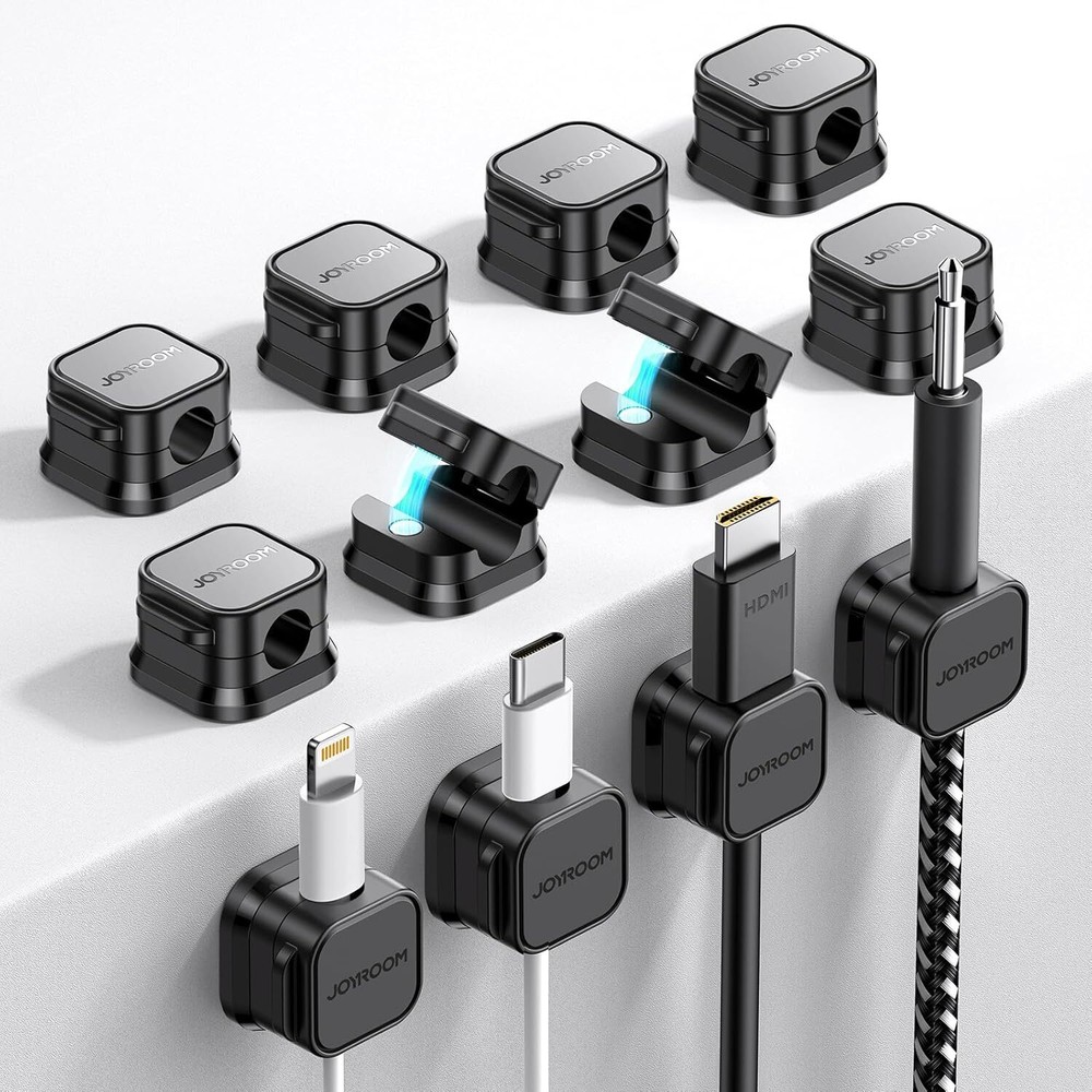 12 Pack Magnetic Cable Management Clips, Phone Electric Charging Cord 12-pack