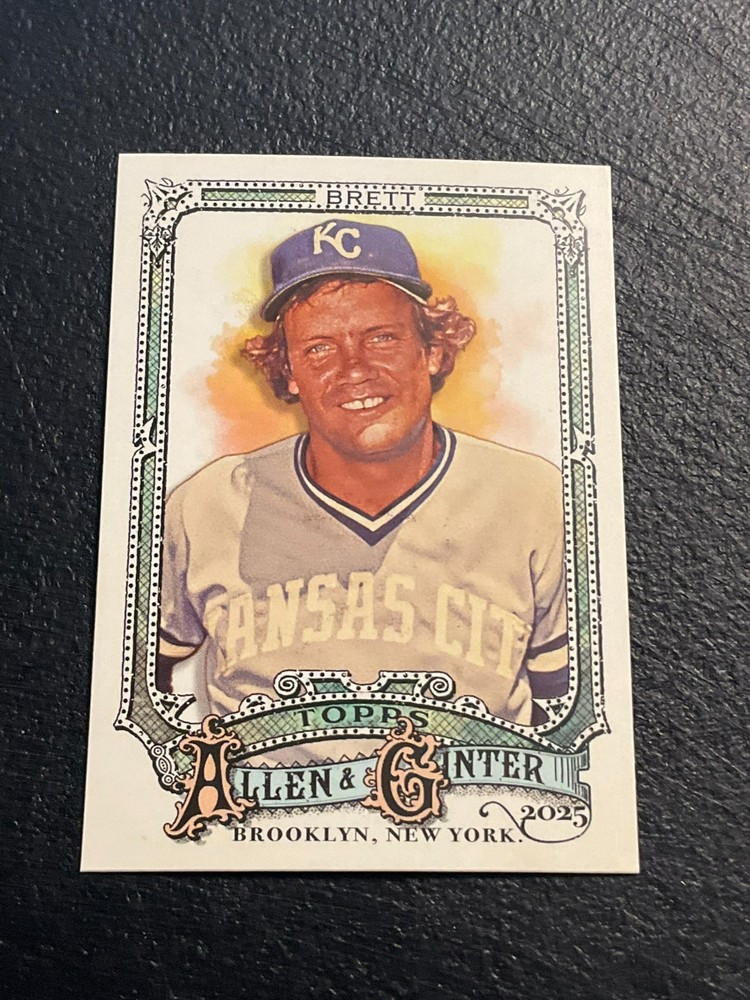 2025 Topps Allen & Ginter Short Print SP #308 George Brett, Kansas City Royals