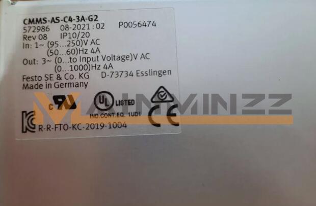 1PC NEW Festo CMMS-AS-C4-3A-G2 572986 Motor Controller