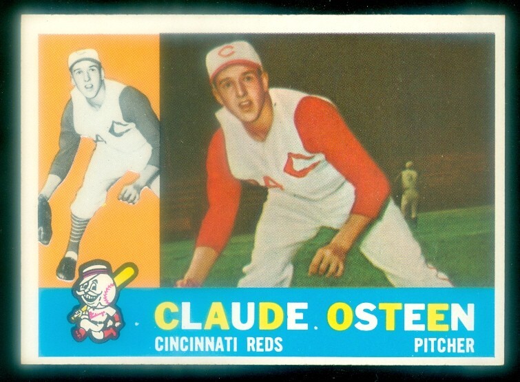 1960 TOPPS #206 CLAUDE OSTEEN EXMT