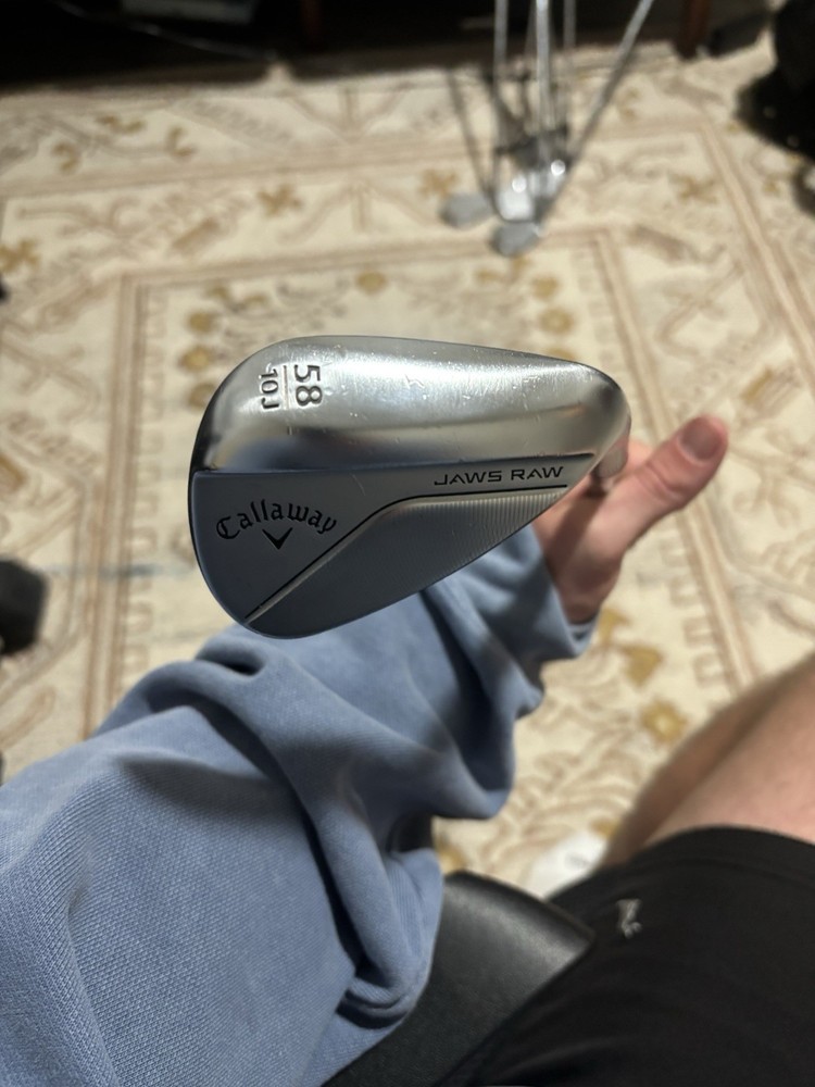 Callaway Jaws Raw 58 Degree Wedge Dynamic Gold Spinner 115 RH