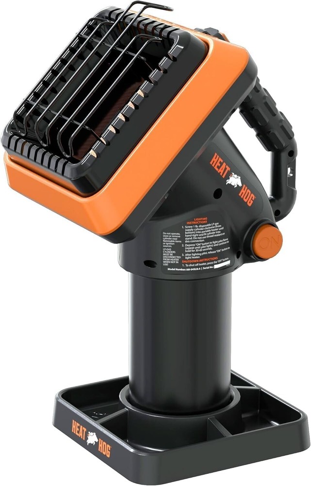 Heat Hog Piglet 4,000 BTU Portable Propane Heater provides efficient warmth out.