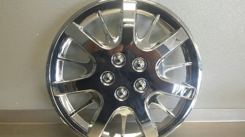 Chrome Bowtie Wheel Cover HubCap Fits 2000-2003 Chevy Impala VIN 39182817