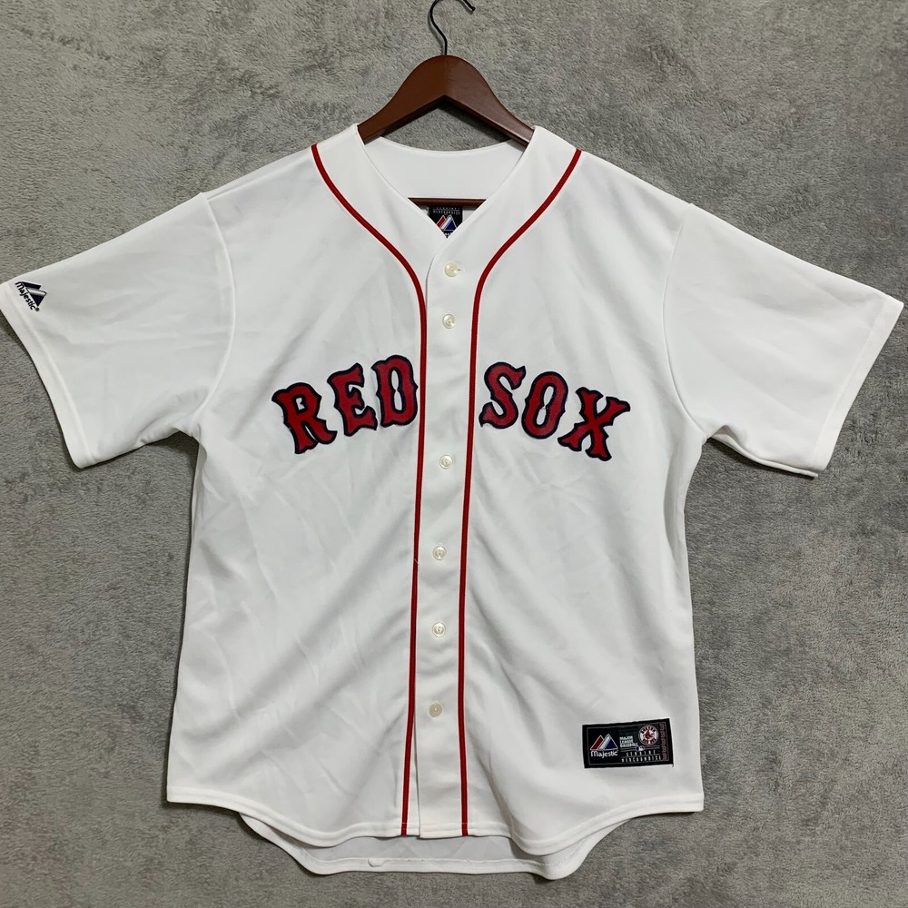 Boston Red Sox Majestic White MLB Jersey for Men Size XL Authentic