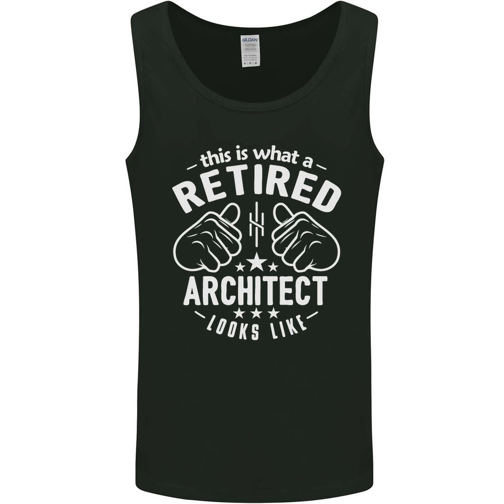 This Is What a Retired Architect Looks Like Mens Vest Tank Top
