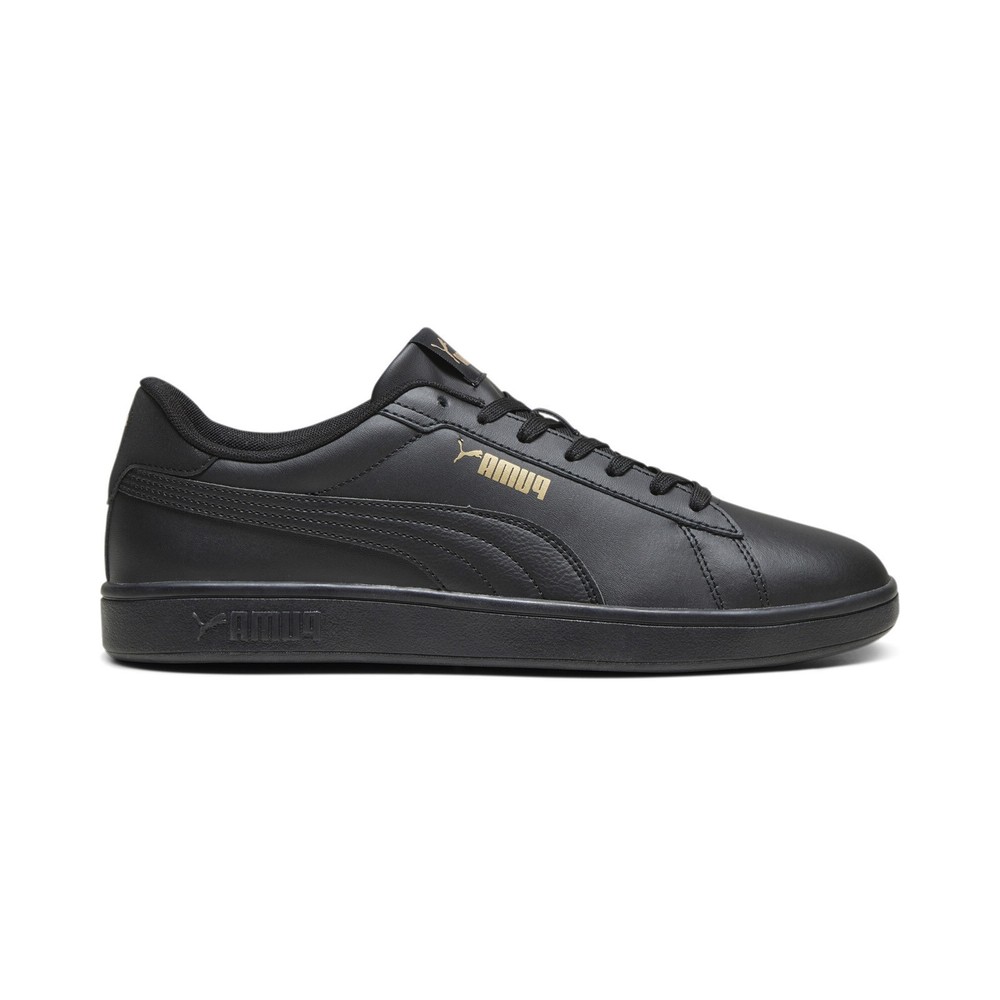 Puma Smash 3.0 L Mens Black Leather Lifestyle Sneakers 39098710