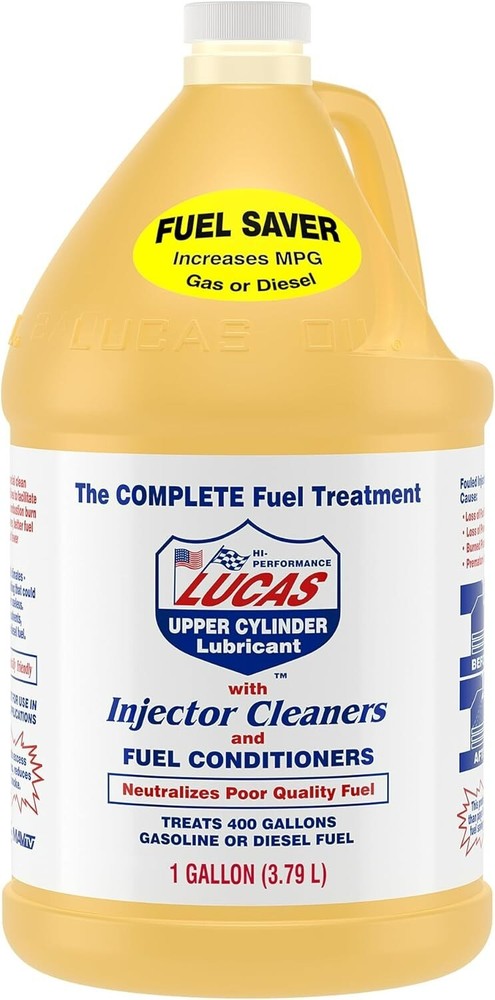 Lucas Oil 10013 Upper Cylinder Lubricant and Injector Cleaner 1 Gallon