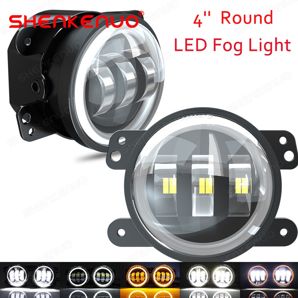 Pair Front LED Fog Light Kit For Toyot a Yaris Camry Corolla Sienna 4 Runner SR5