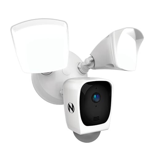 Outdoor Floodlight Deterrence Camera with 2-Way Audio () Flood Light