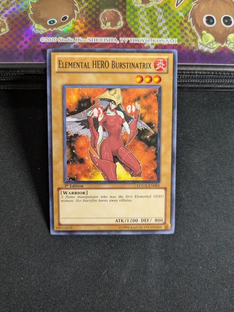 Elemental HERO Burstinatrix LCGX-EN003 1st Edition Duel Academy Legendary Collection  