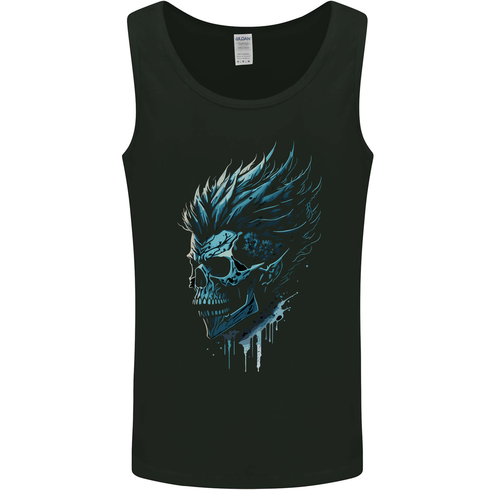 Mohawk Skull Mens Vest Tank Top