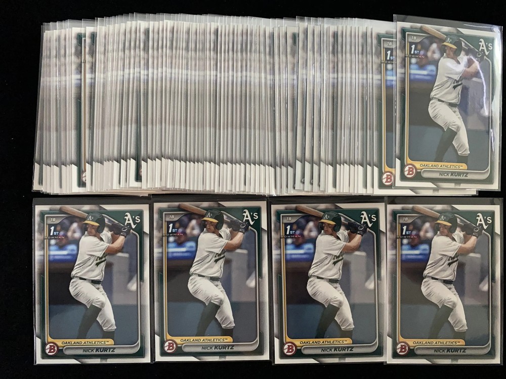 2024 Topps 1st Bowman Athletics Nick Kurtz #BD-56 Lot*85 HD