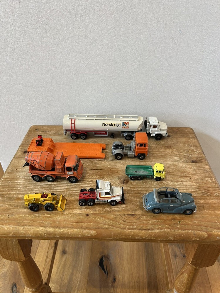 Vintage Diecast Vehicles Job Lot Matchbox, Corgi And Majorette