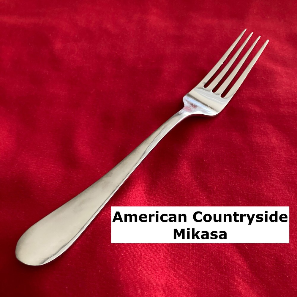 Mikasa American Countryside 8.25 Inch Stainless Steel Dinner Fork