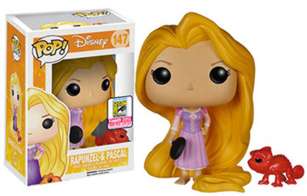 Funko POP! Disney: Rapunzel and Pascal (2015 SDCC)(Damaged Box) #147