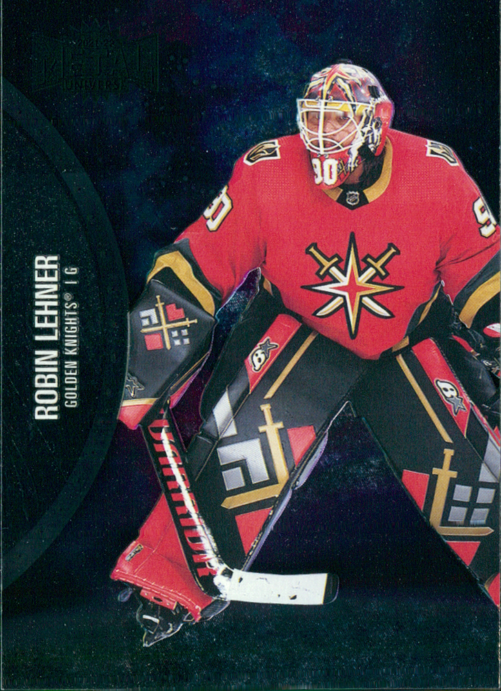 2021-22 Skybox Metal Universe Alternate Jersey #127 Robin Lehner Hockey Card