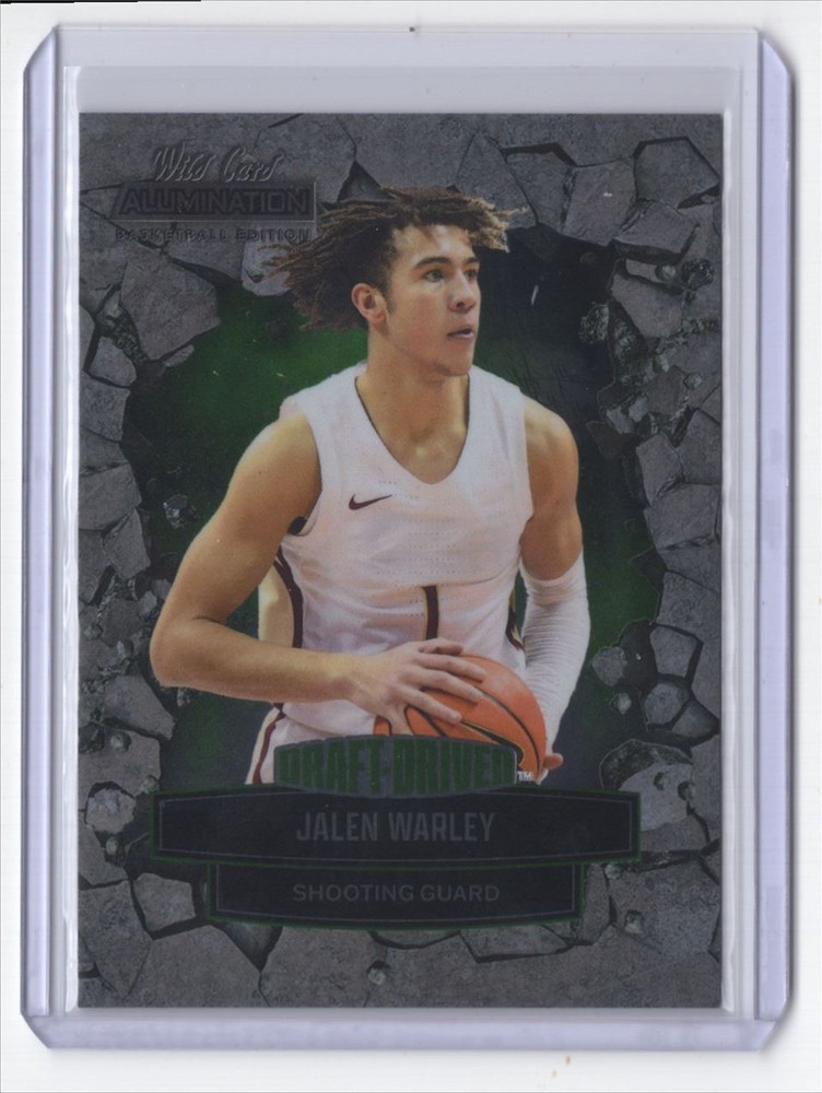 2021-22 Wild Card Alumination Draft-Driven Jalen Warley Florida State Seminoles