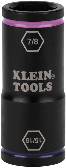 Klein Tools 66073 15/16 & 7/8-Inch Impact Driver Flip Socket