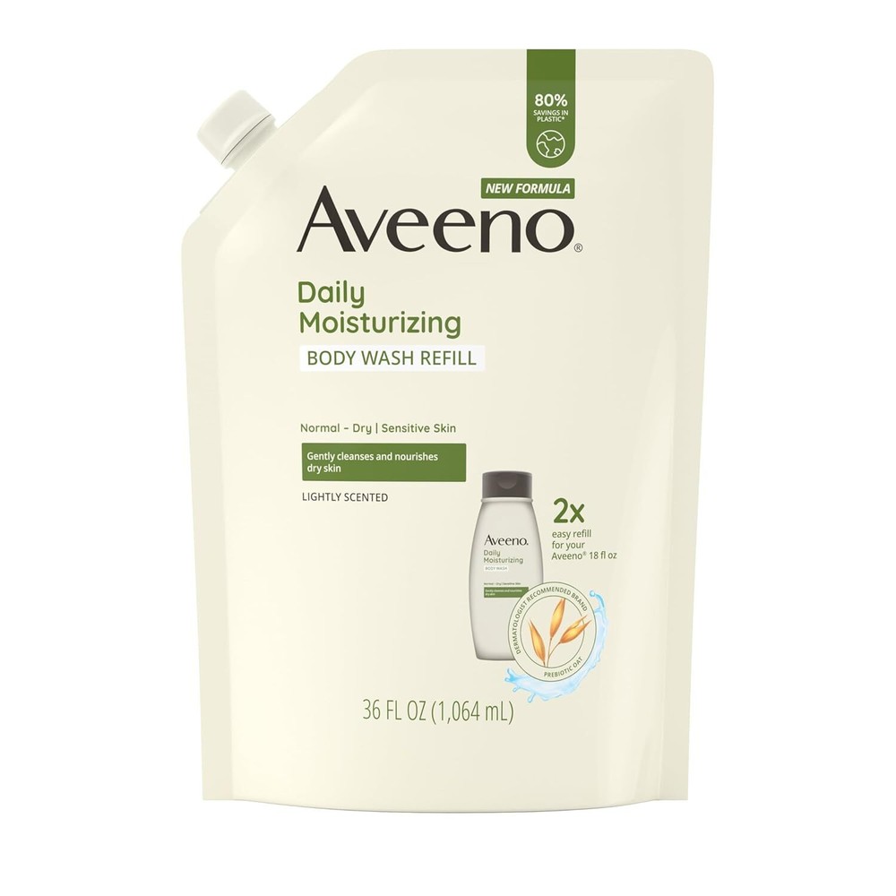 Aveeno Sensitive Skin Body Wash with Prebiotic Oat for Daily Moisturizing Care