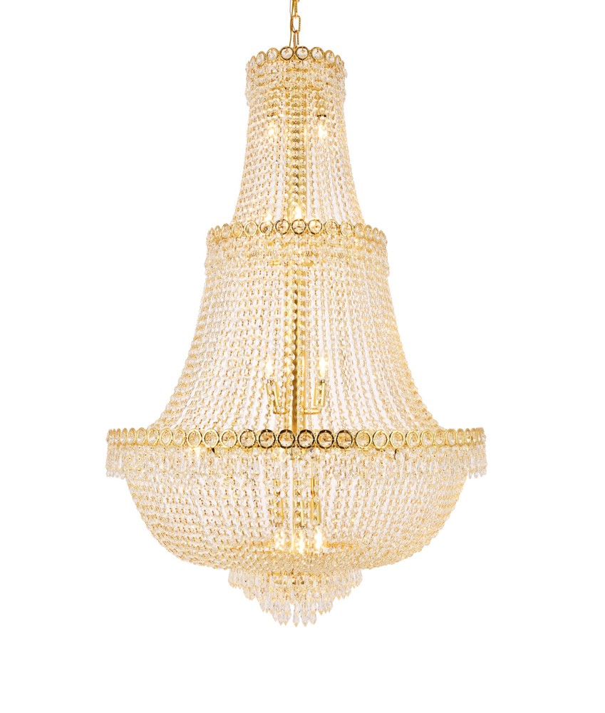 Elegant Lighting V1900G30/RC Century 17 Light 30