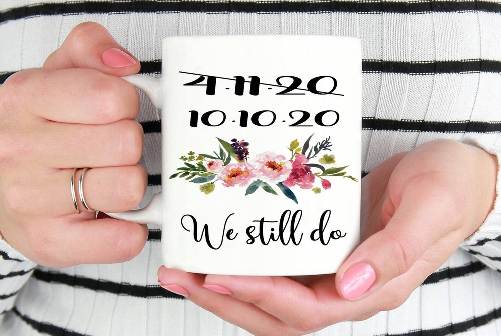 Funny Bride Mug Cancelled Wedding Rescheduled Postponed Wedding Gift Social