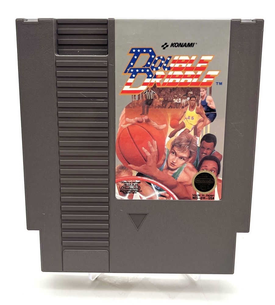 Tested Double Dribble NES Cartridge Only - Nintendo NES-image