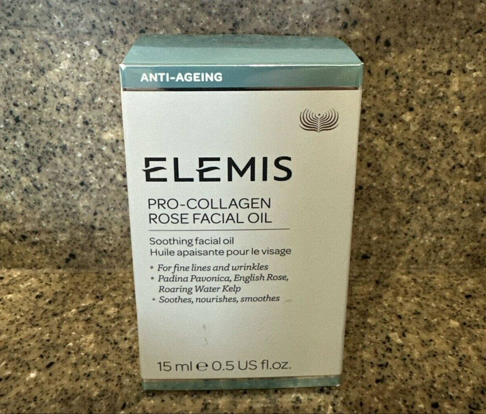 Elemis Pro-Collagen Rose Facial Oil 0.5 oz 15ml Full Size ~ Brand New in Box! 💗