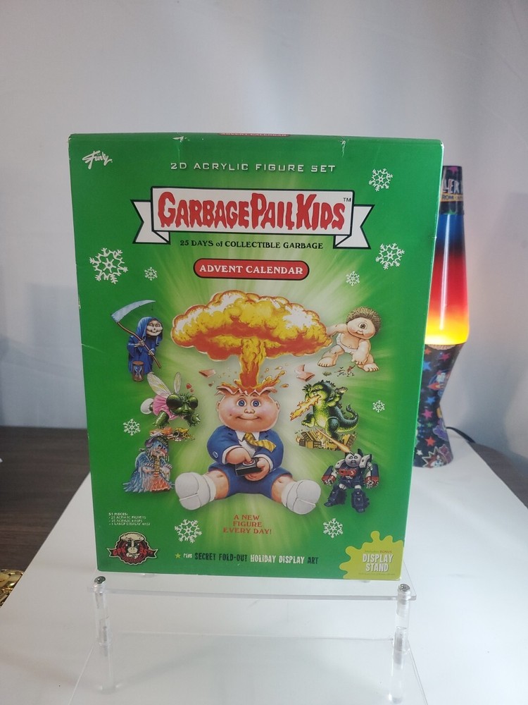 Topps- Garbage Pail Kids 25 Day Advent Calendar-2D Acrylic Figure Set- NEW.