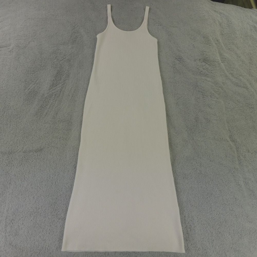Vince Sweater Dress Womens XXS Cream Rib Knit Cami Midi