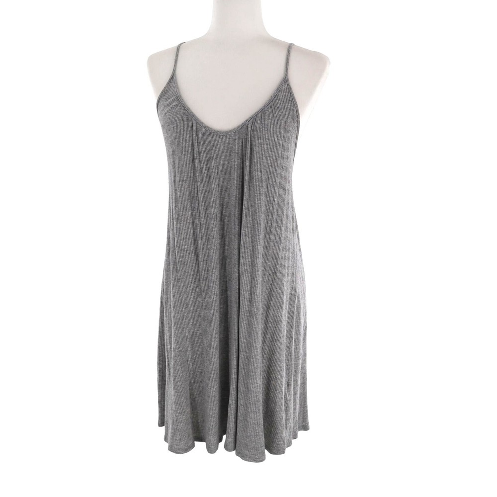 Urban Outfitters Strappy Babydoll Dress Women M Gray Swim Cover-Up Coastal Beach