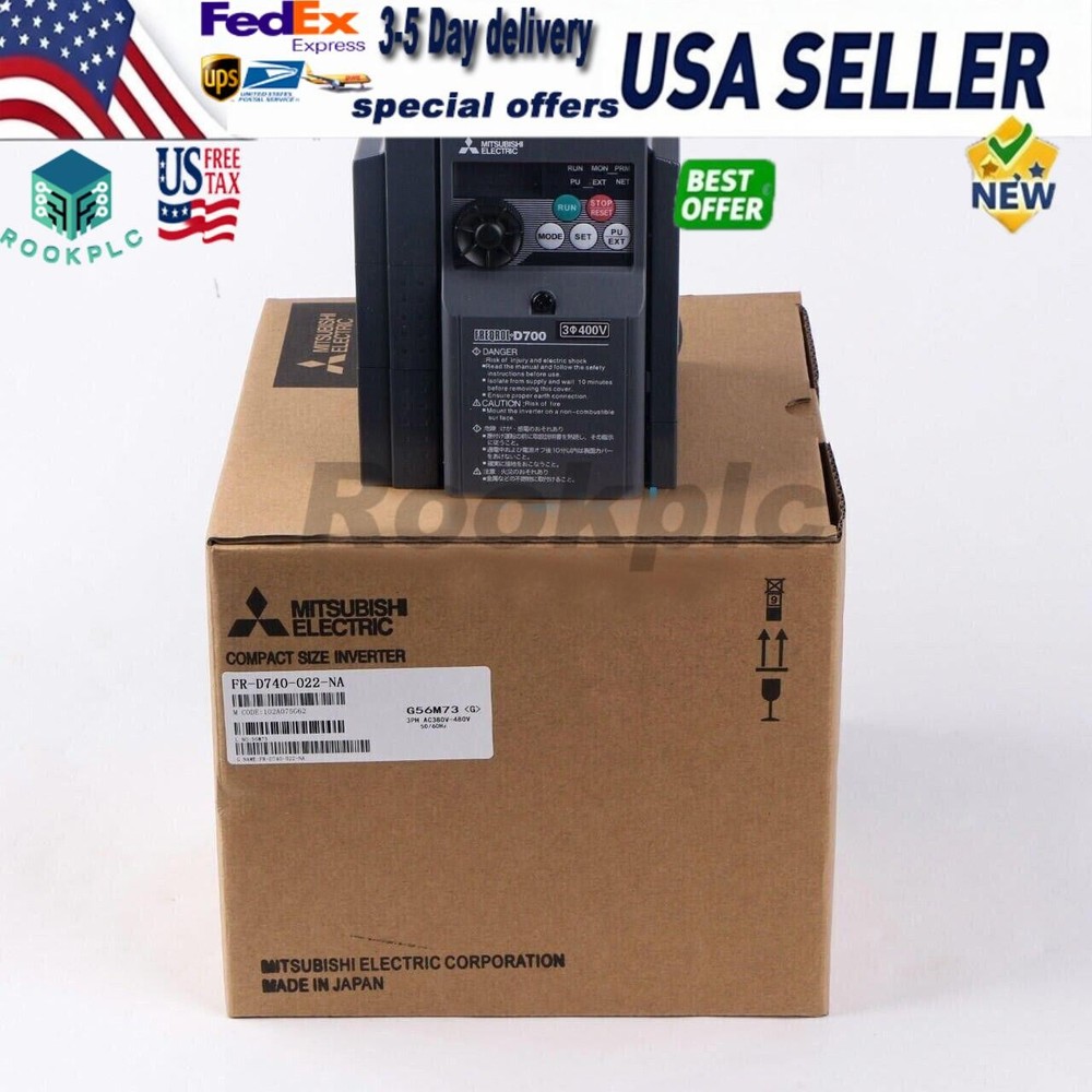 Mitsubishi FR-D740-022-NA Inverter New FRD740022NA One Expedited Shipping