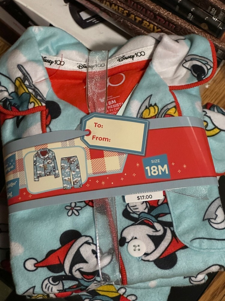 NEW Disney 100 Retro Reimagined Family Matching Pajama Set - Kids 12m, 18m, 2T