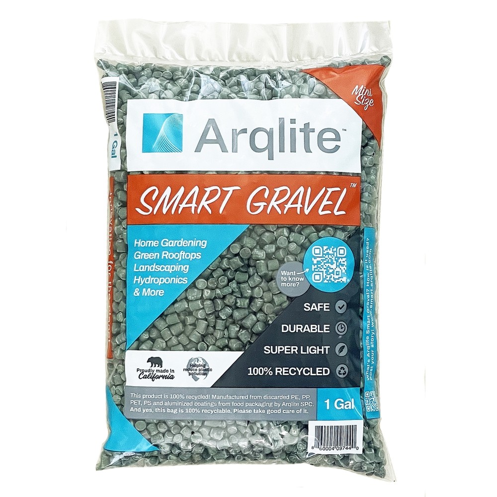 Arqlite Smart Gravel Recycled Drainage Medium - Mini Size (1 Gal )