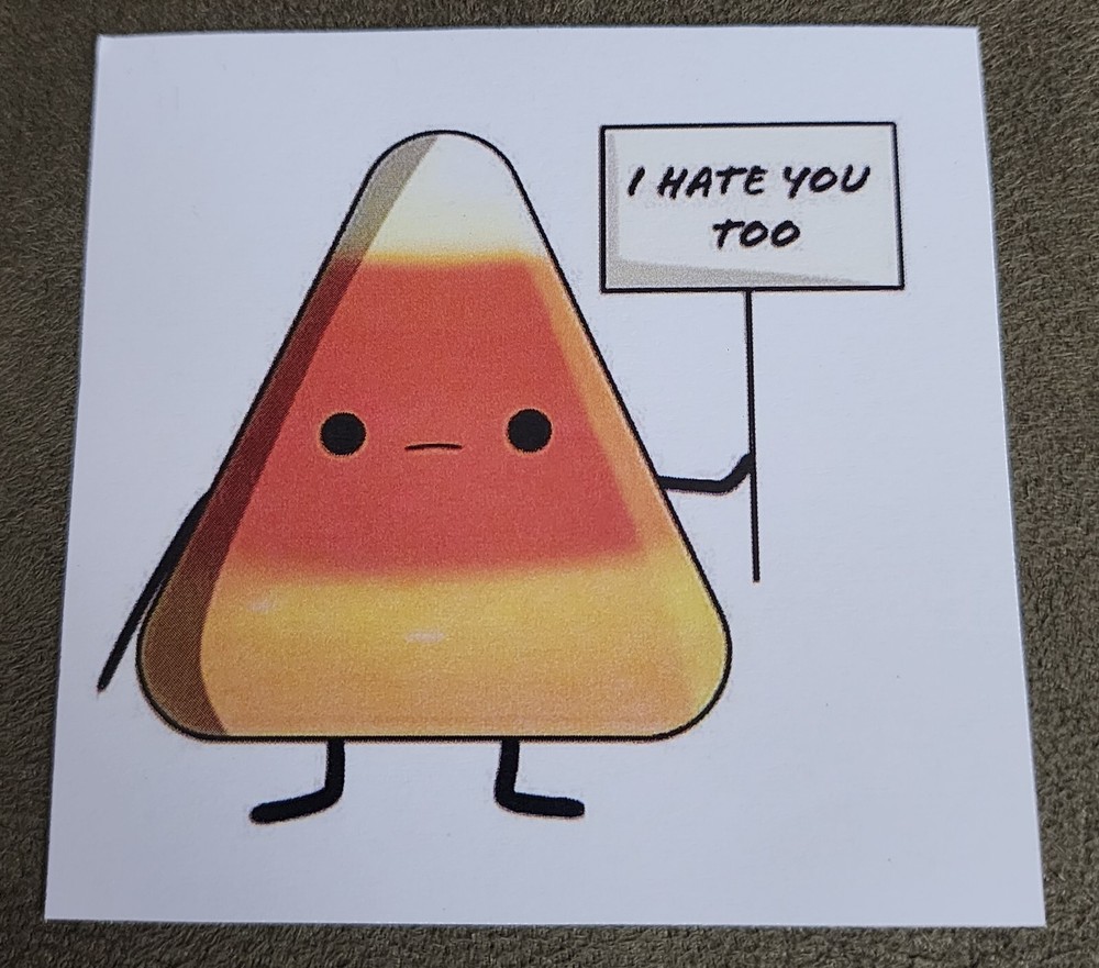 Candy Corn Funny Refrigerator Flat Magnet Decorative Office Halloween Candy