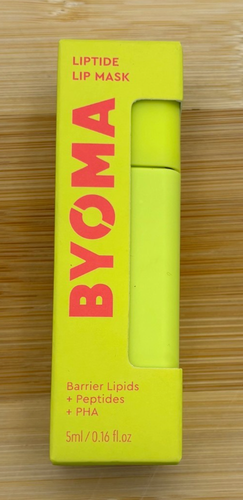 BYOMA Liptide Lip Mask Barrier Lipids Peptide PHA  Repair Restore 0.16 fl oz NIB
