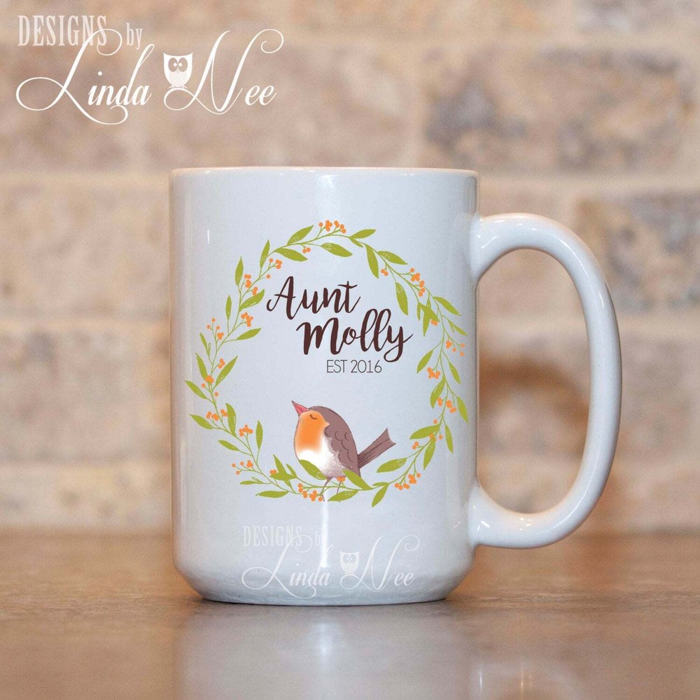 Baby Reveal Aunt Mug Aunt Established Mug Baby Reveal Mug Pregnancy Announcement