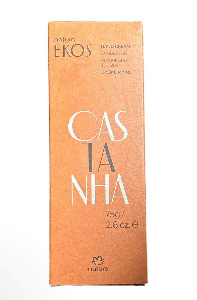 Natura EKOS CASTANHA Hand Cream 75g/2.6oz NIB Exp 06/25