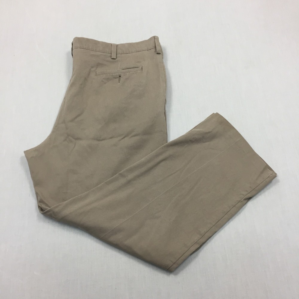 Dockers Chino Trousers Cotton Pants Straight Fit Mens Size 42W 30L Beige