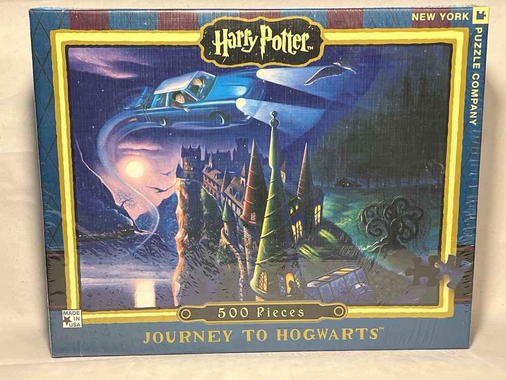 Harry Potter Hogwarts Journey 500-Piece Puzzle with Mary GrandPré Art  