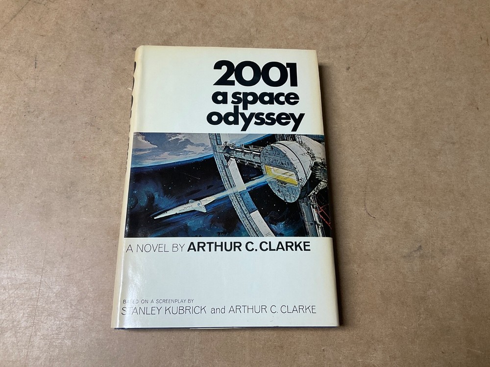 A Space Odyssey 2001 Arthur C. Clarke HC Dust Jacket 1968 Book Club Edition