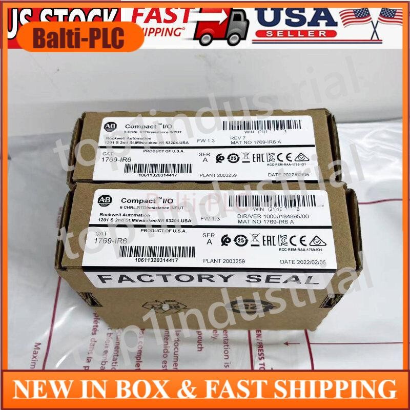1 pcs New Factory Sealed AB 1769-IR6 CompactLogix Input Module RTD 1769IR6