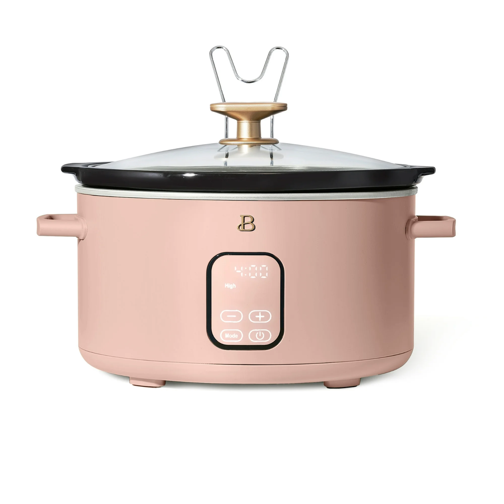 Beautiful 6 Qt Programmable Slow Cooker, Rose by Drew Barrymore