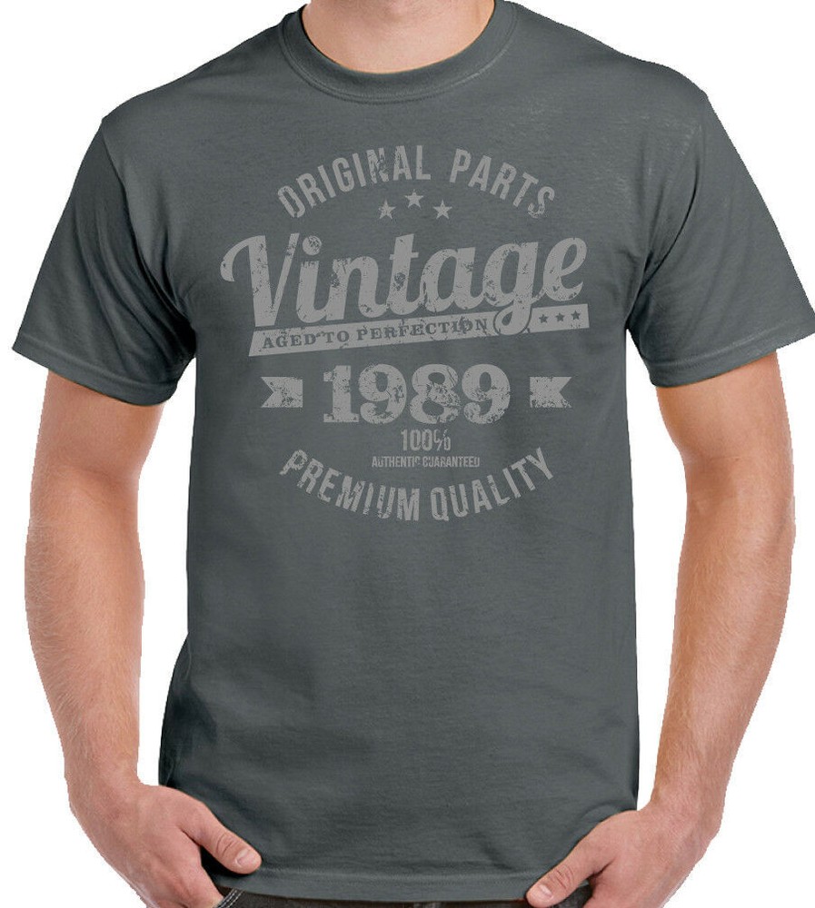Vintage Year 1989 Premium Quality Mens 35th Birthday T-Shirt 35 year Old Gift