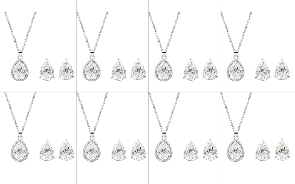 Huayuan Bridesmaid Jewelry Sets in 1-4-6-8 Options for Weddings