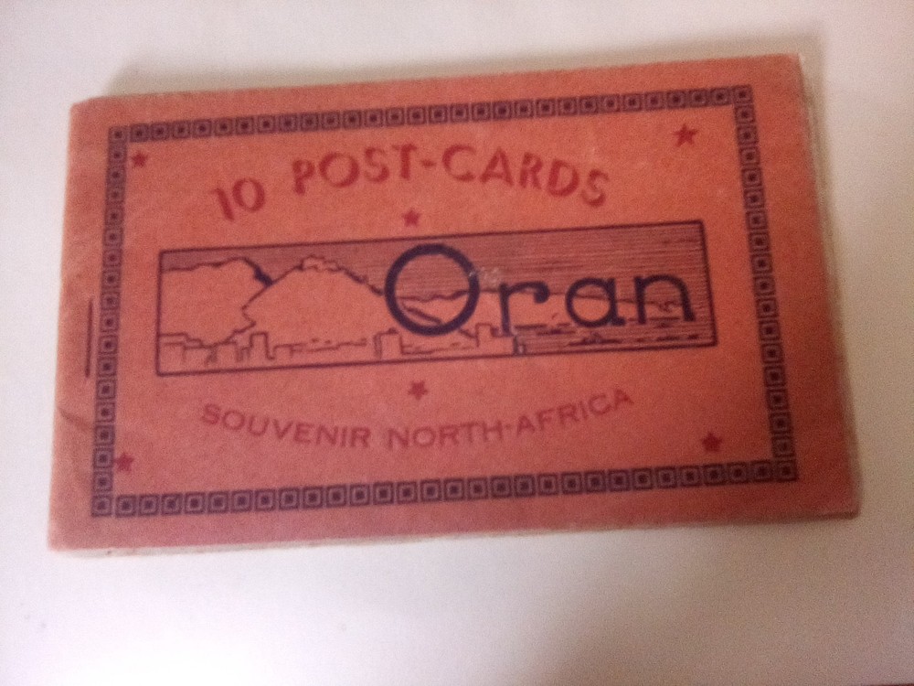 10 postcards Oran , Algeria , Souvenir North Africa, in booklet