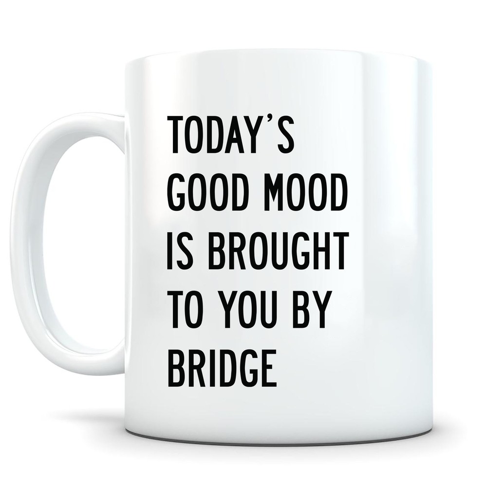 Bridge Themed Coffee Mug – Perfect Gift for Bridge Players