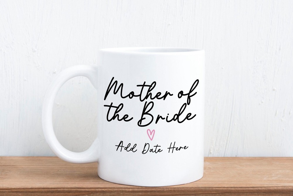 Taza Regalo Madre de la Novia Fecha Boda Personalizada